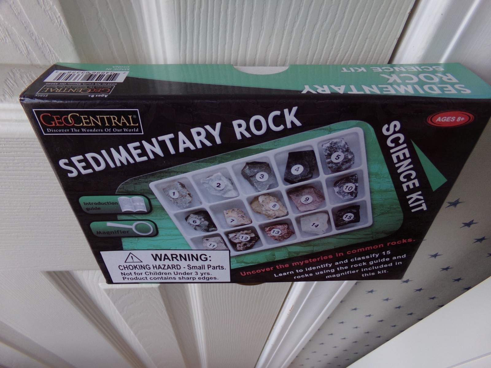 FLAWS Sedimentary Rocks Science Kit GeoCentral 15 Rocks Ages 8+ Magnifying Glass