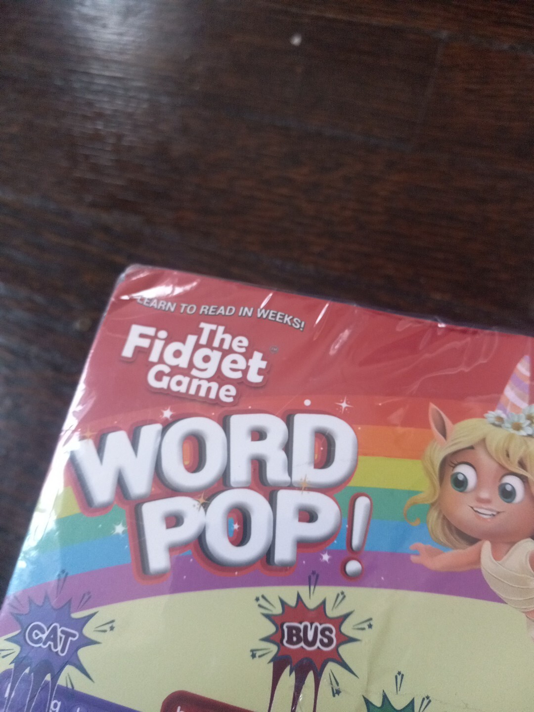 The Fidget Game Sight Words Grades Pre K-3 Learn to Read In Weeks New