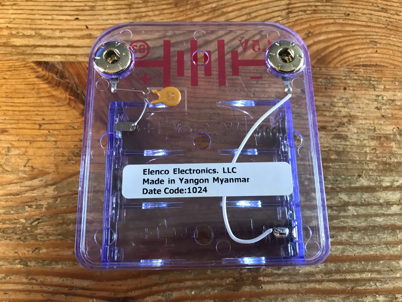 Snap Circuits Elenco Arcade Battery Holder Power Replacement Add-On Part Piece