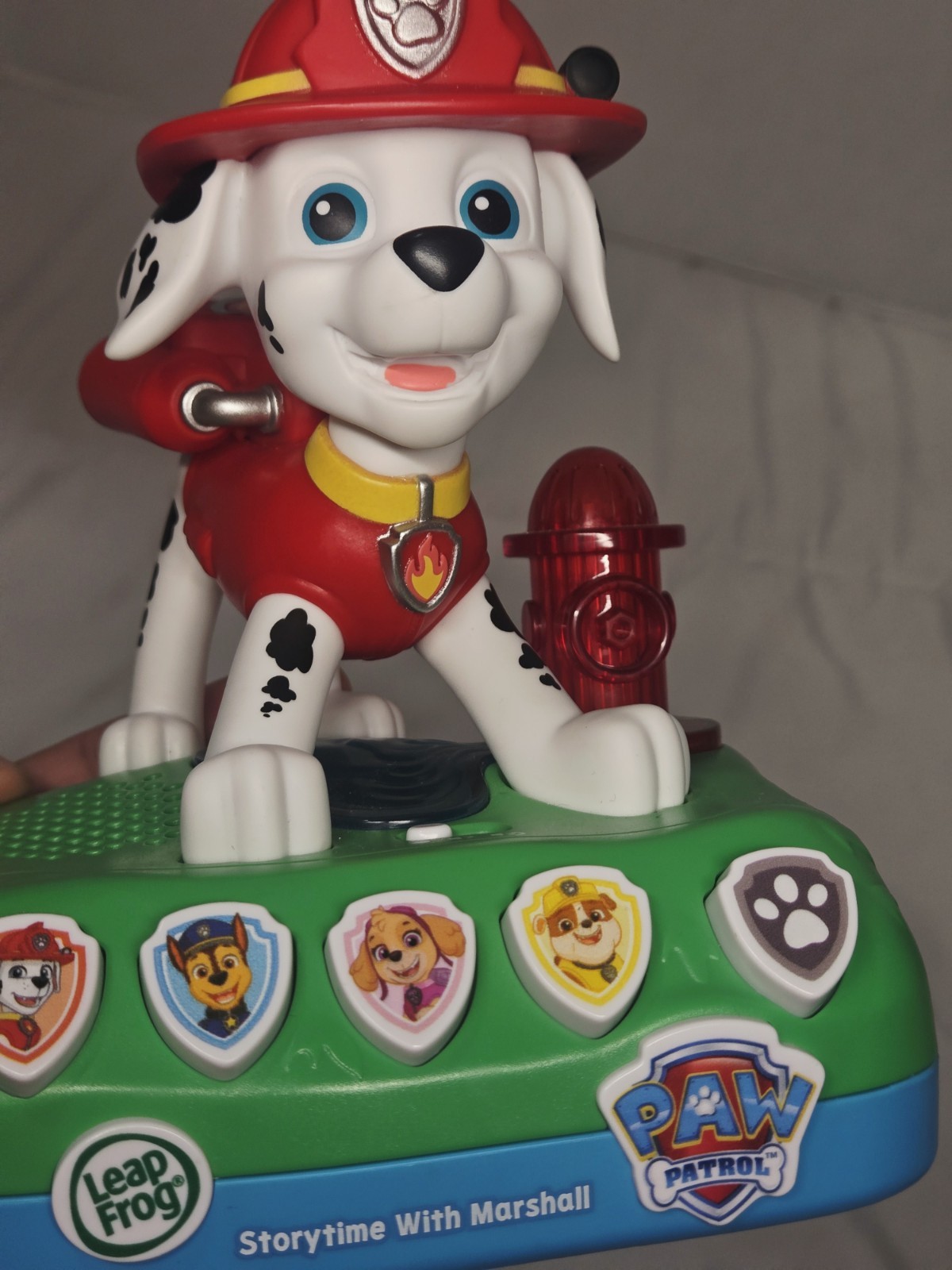 LeapFrog PAW Patrol Storytime With Marshall Nightlight Sound Toy Works Story
