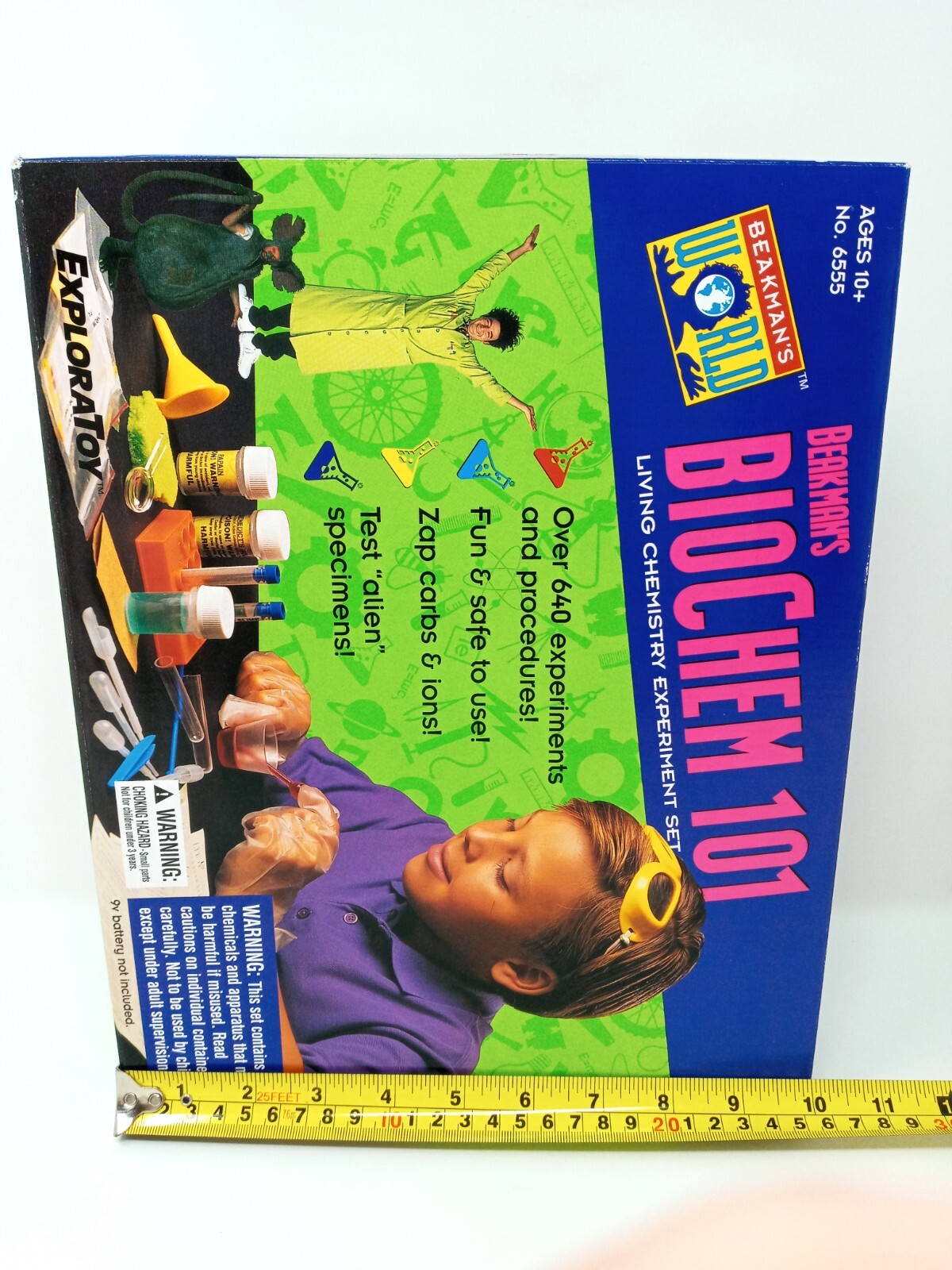 Beakmans World 1995 Biochem 101 Chemistry Experiment Set looks unused exploratoy