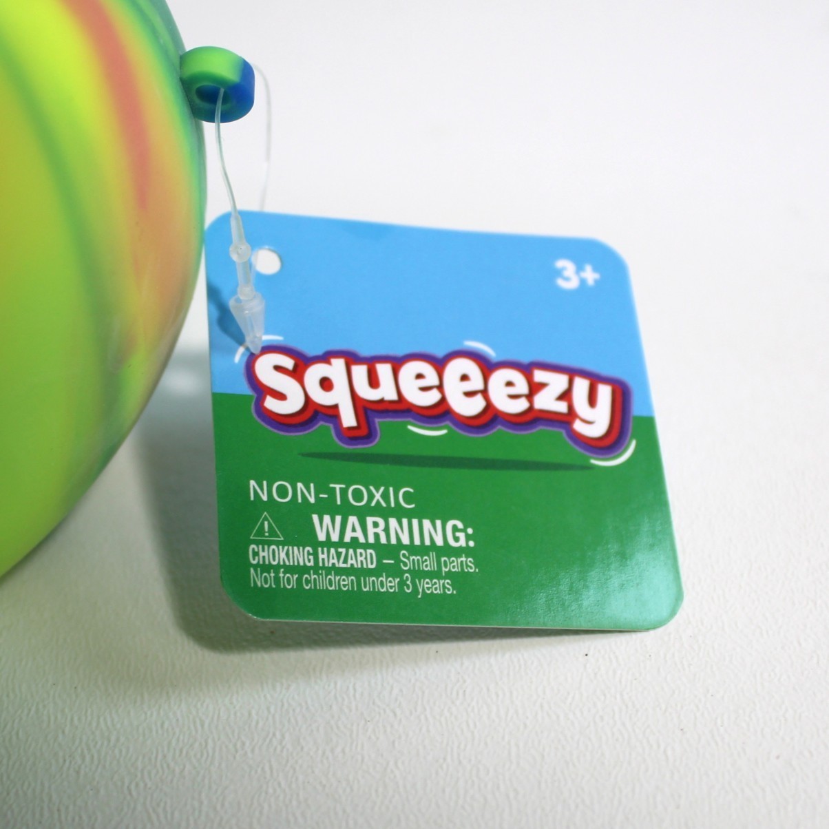Squeezy Jumbo Tie Dye Duck & Peach Squishy Stress Sensory Fidget Toy Viral