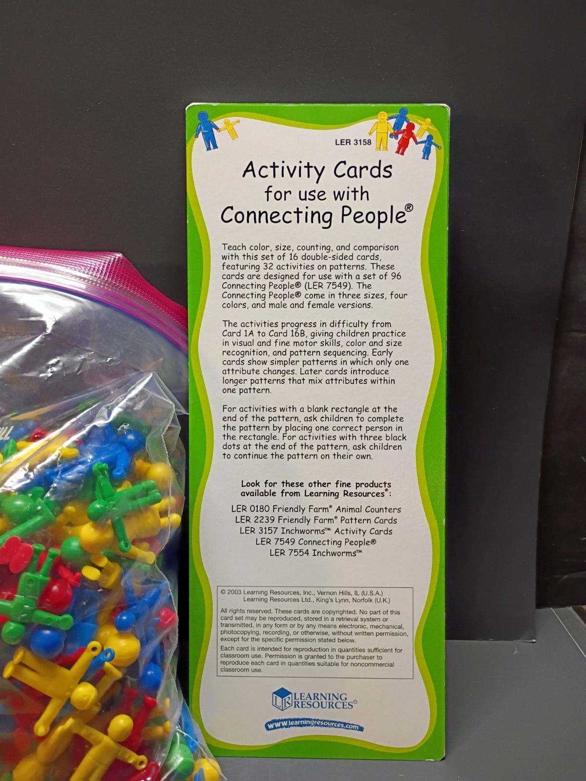 Connecting People Learning Resources Math 270 Pc Primary Colors And Card Set