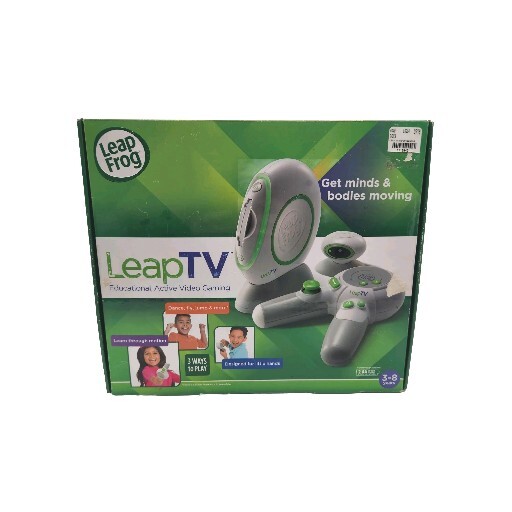 LeapFrog LeapTV Educational Video Gaming System #31511 Complete + 8 Games