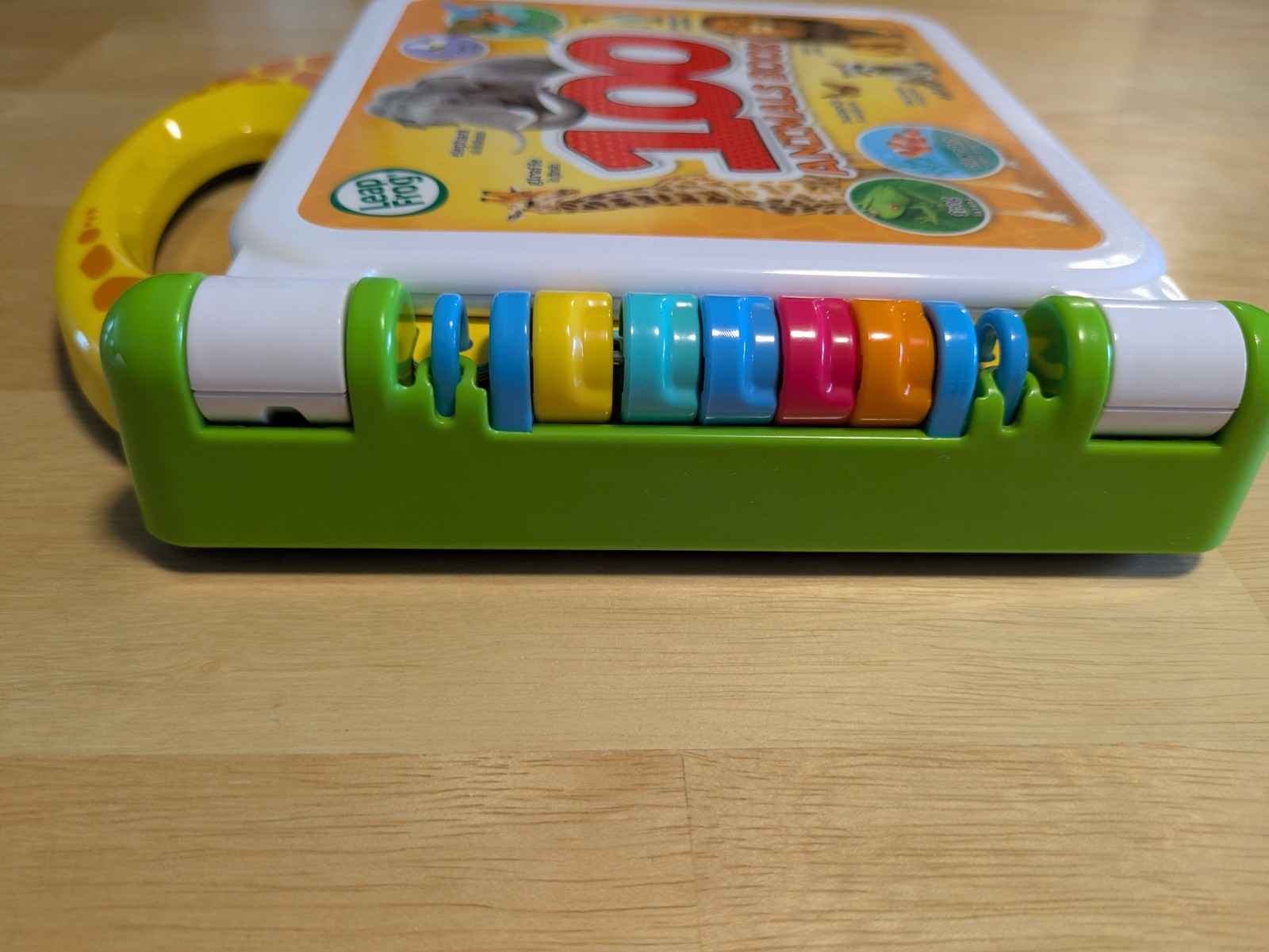 Leap Frog 100 Animals Book – Green Zoo Safari Woodland English/ Spanish speaking