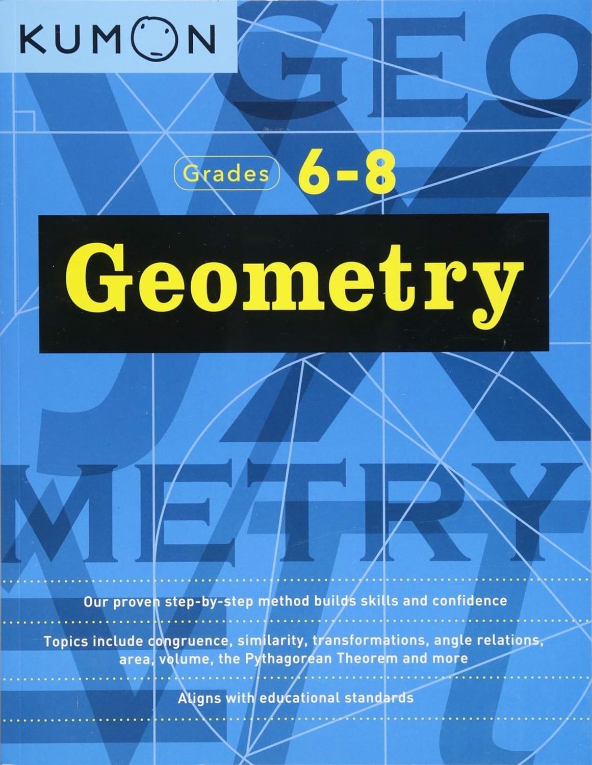 Kumon Geometry-Grades 6-8 (Kumon Middle School Math Workbooks) Math…