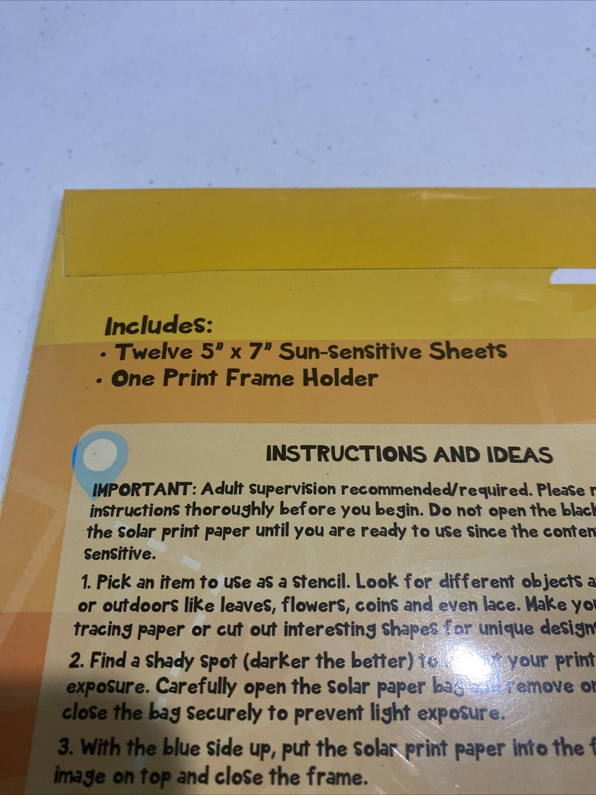Toysmith Outdoor Discovery, Solar Print Paper, Refill for Kit 12 Sheets Total