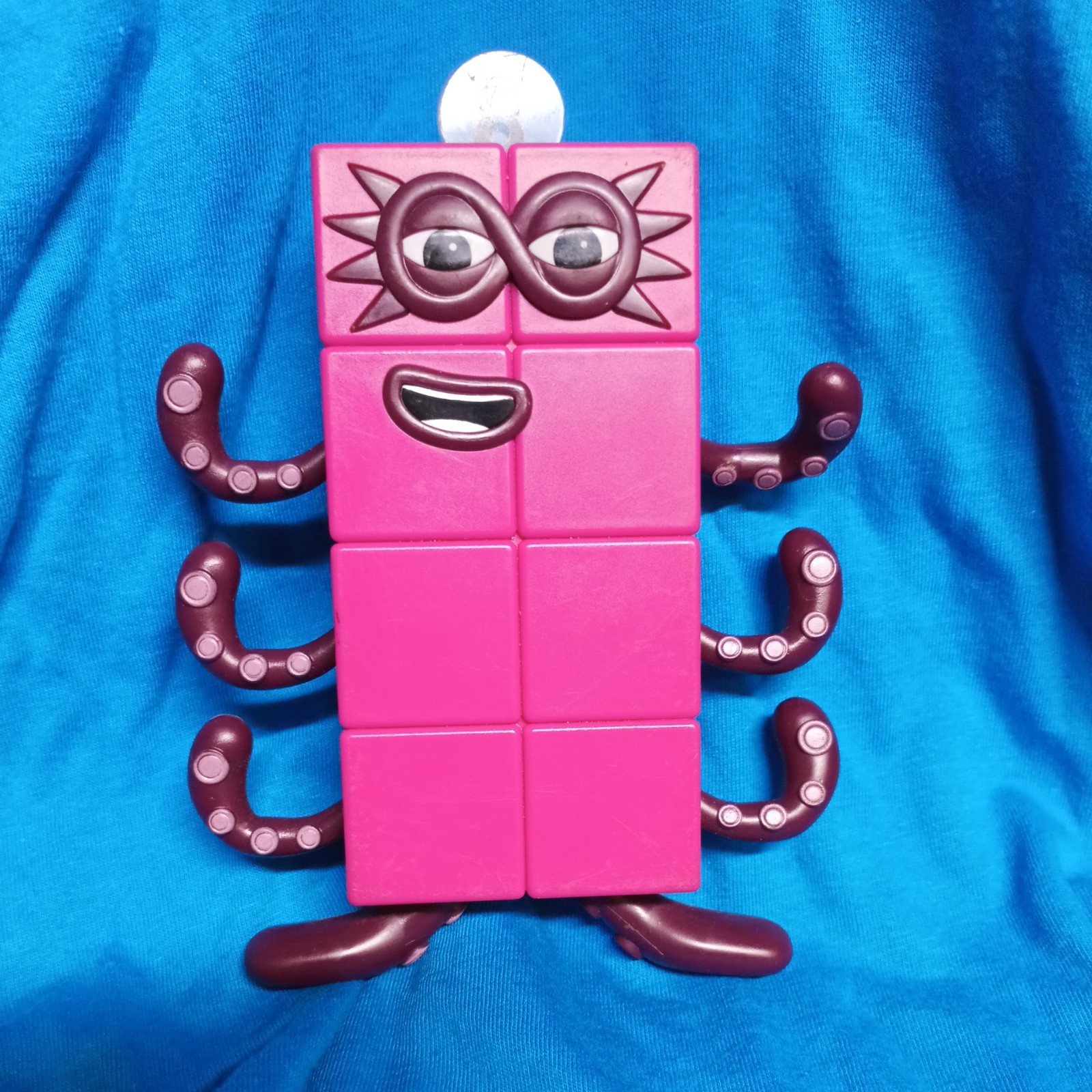 Numberblocks Eight Mathematics Toy Figure Purple for Ages 4-7 & 8-11 Years