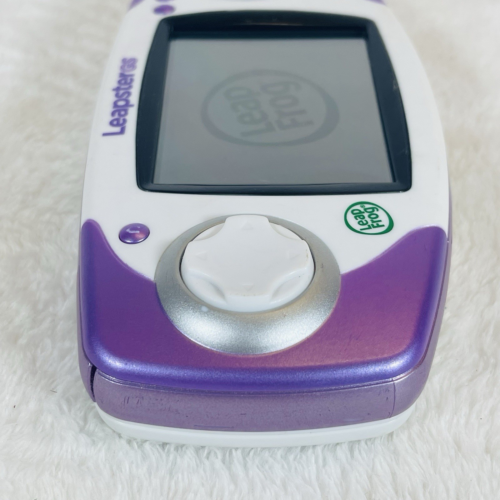 LEAPFROG LEAPSTER GS Purple Game Console W/ 1 Game Tested & Working