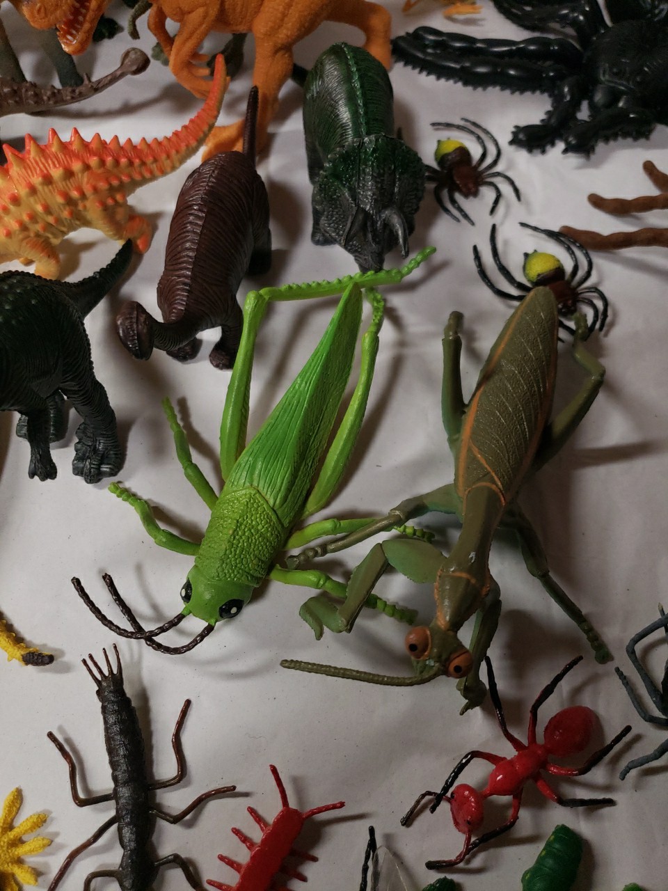 Mixed Lot Of 41 Insects & Reptile Toy Figures, Science, Educational, Nature