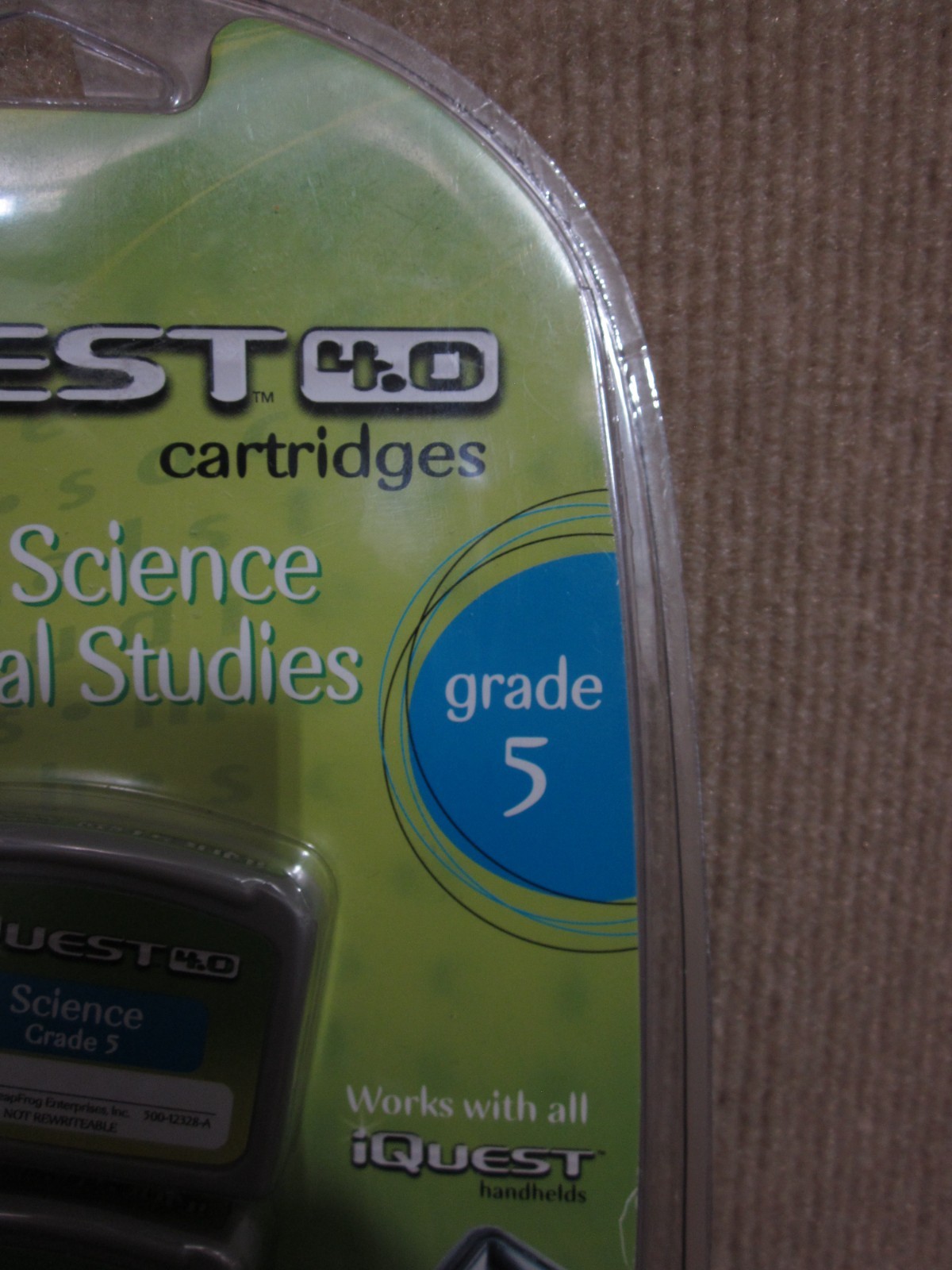 Leapfrog iQuest 4.0 Learning Cartridge Math Science Social Studies Grade 5