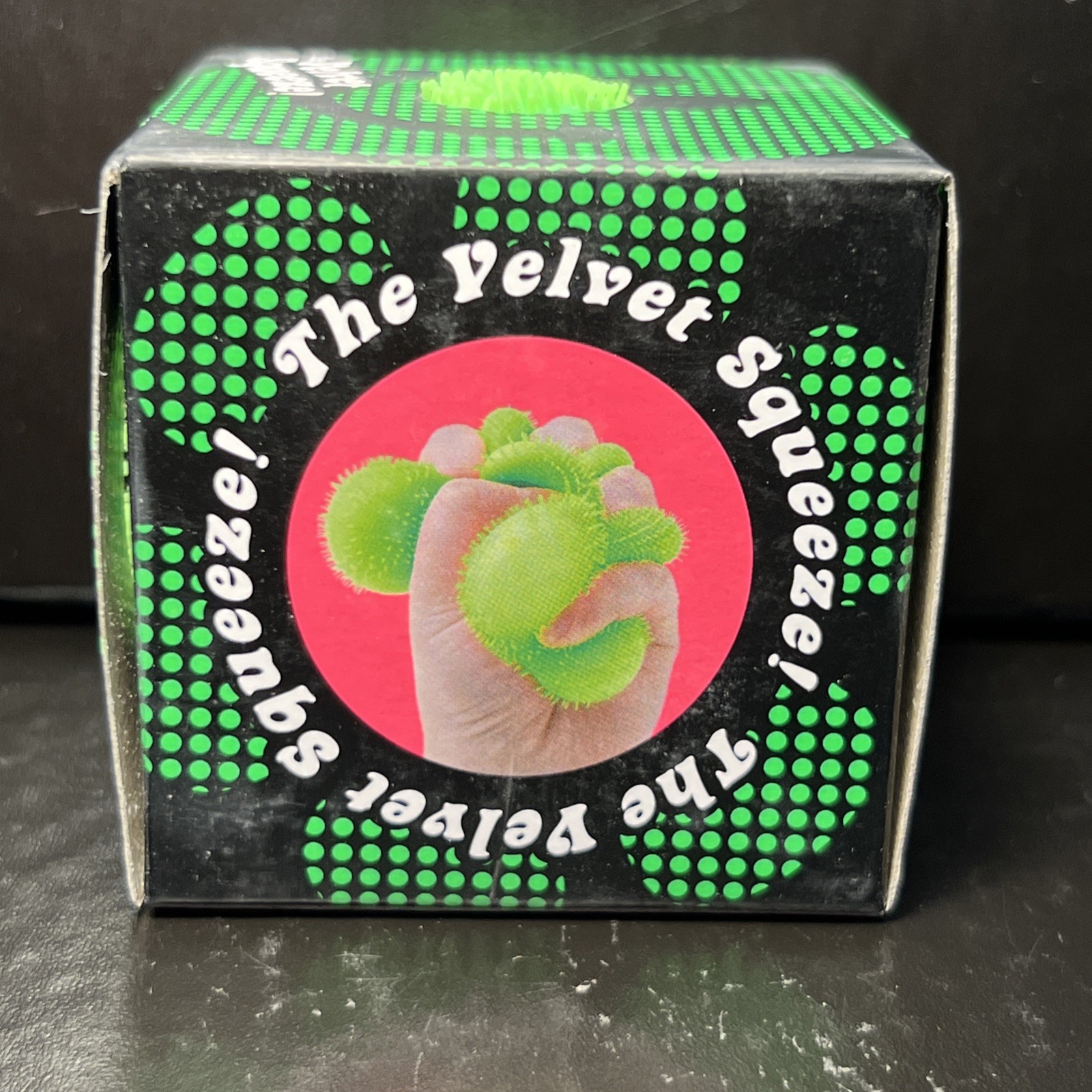 NeeDoh Fuzz Ball The Velvet Squeeze Flower Power Green TikTok VIRAL