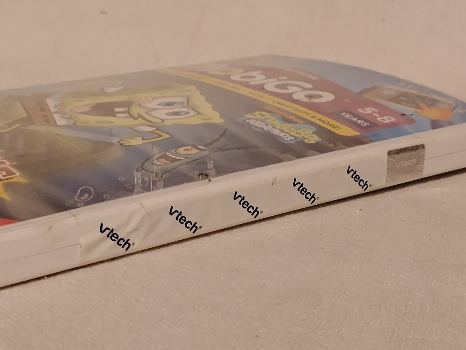 NEW Vtech MobiGo Spongebob SquarePants Defending the Secret Formula Learning 5-8