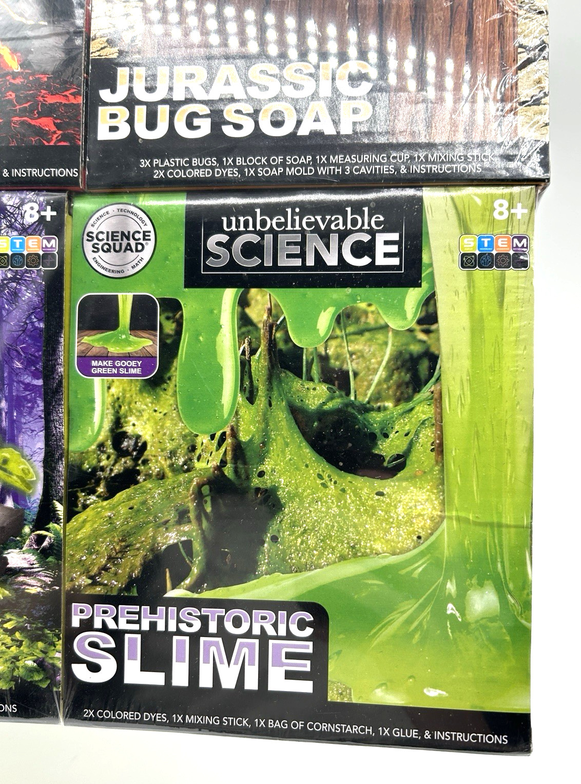 Unbelievable Science 4-in-1 Prehistoric Pack NEW SEALED Dinosaurs Jurassic