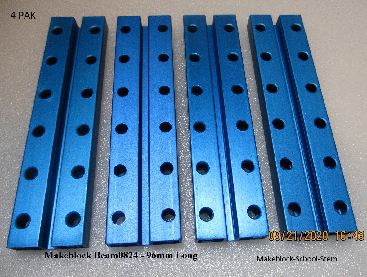 4 PAK * Makeblock Beam 0824-096 24mm x 96mm * 6061 aluminum