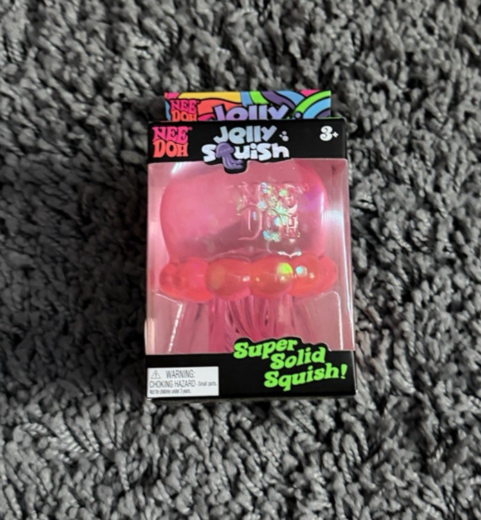Schylling NeeDoh Jelly Squish Select Color Pink Purple Blue Brand New! AUTHENTIC