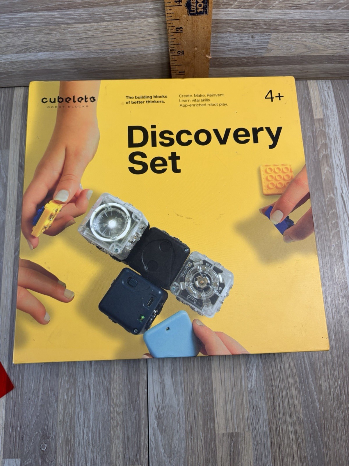 Cubelets Robot Blocks Discovery Set 4+ Robot Blocks NO MANUAL