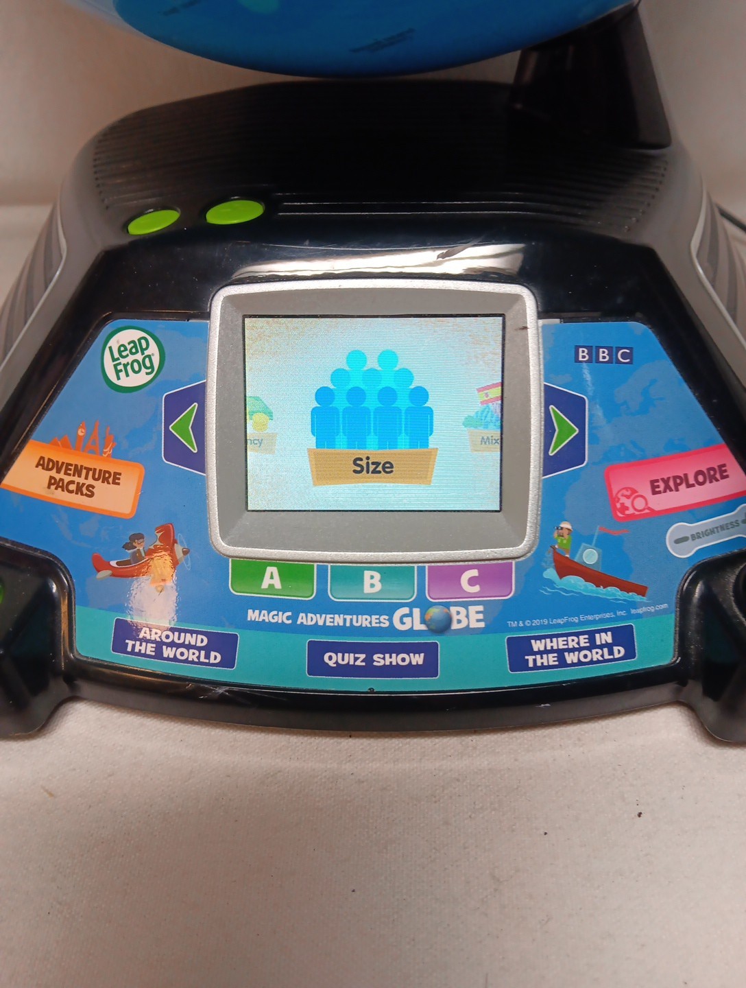 LeapFrog Magic Adventures Globe 2.8″ Video Screen BBC Videos Interactive Games