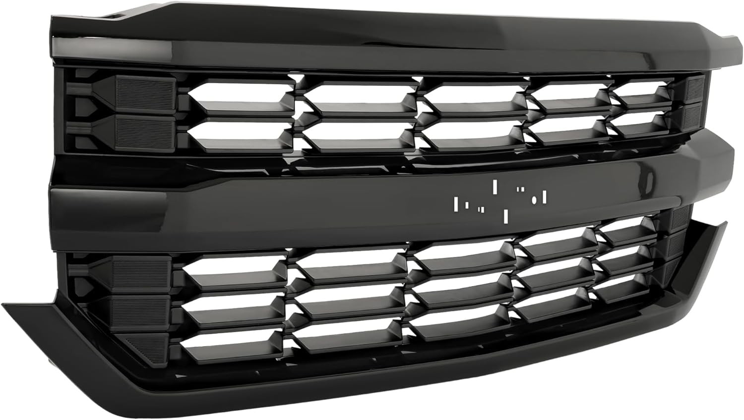Front Grille Assembly Compatible with 2016-2019 Chevy Chevrolet Silverado 1500 R