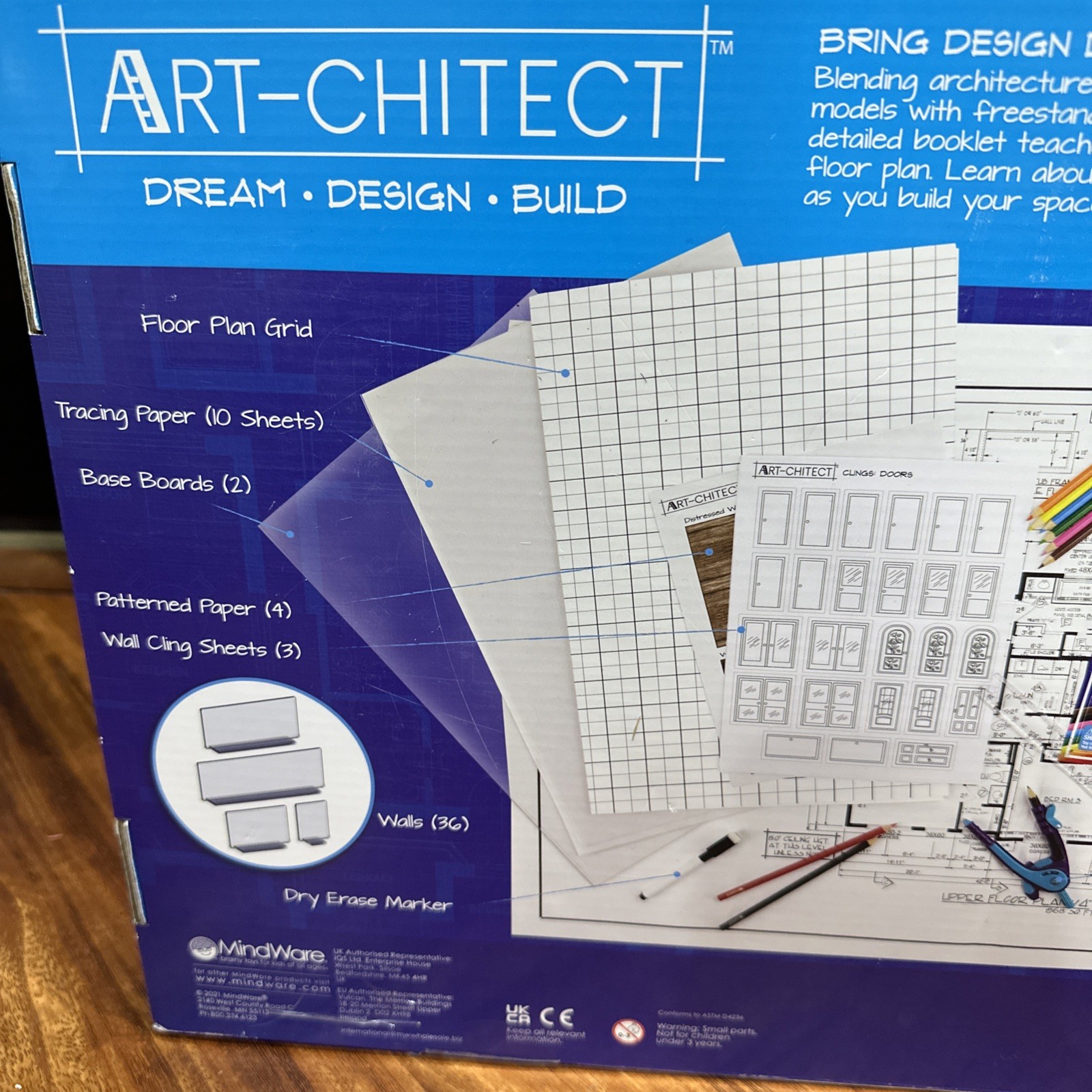 MINDWARE ART CHITECT ARCHITECT HOME BUILD DESIGN Kit Complete- Pls Read- i5