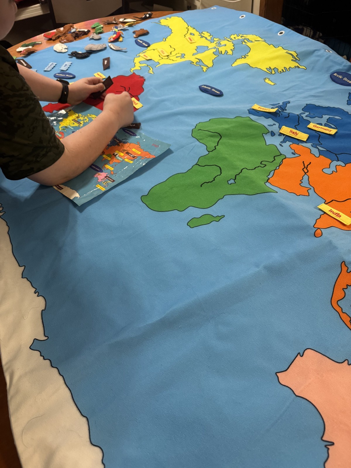 FAO Schwarz Educational 47″ x 71″ The Big Map Discover the Big Wide World