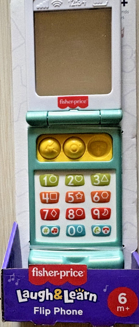 Fisher-Price Baby Toy Flip Phone Laugh & Learn NEW 6m+