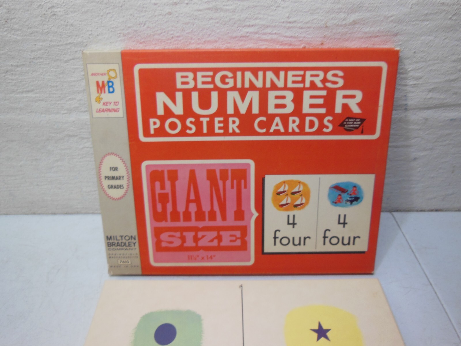 Vintage 1964 Milton Bradley Giant Beginning Poster Cards – Complete 30 Cards