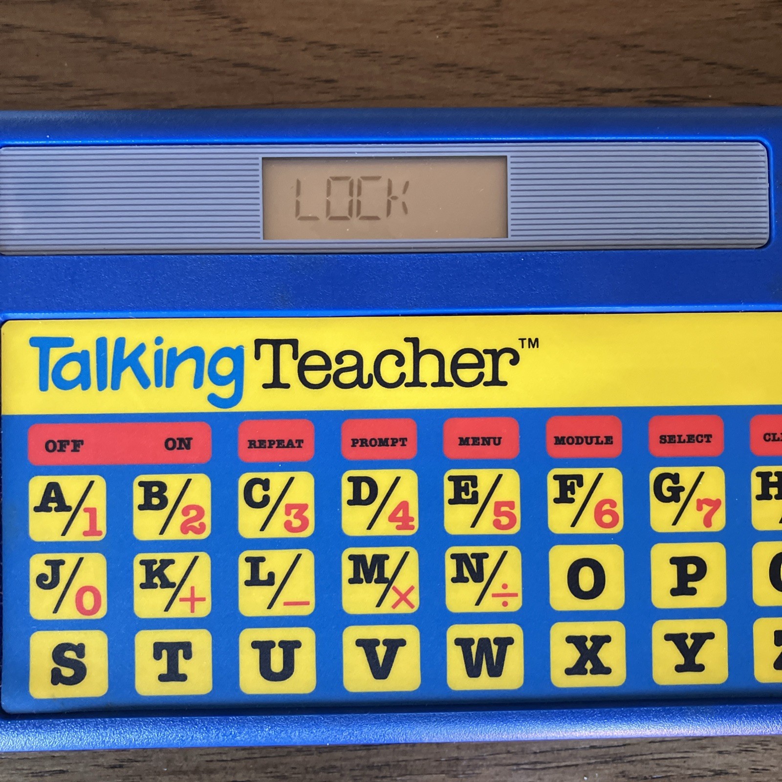Vintage Coleco Talking Teacher Educational Toy Play & Learn Model 8100 WORKS