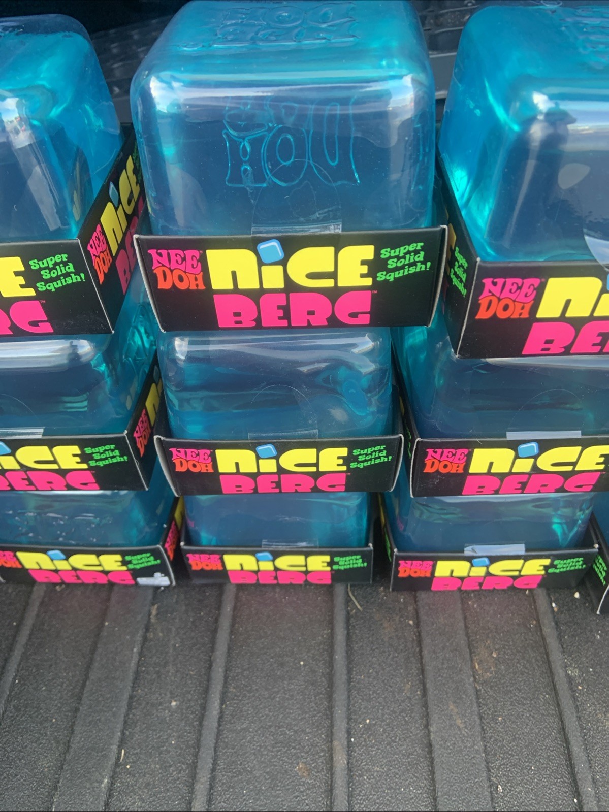 Schylling NeeDoh Nee Doh Lot of 12 Nice Berg Super Solid Squish XL 🧊