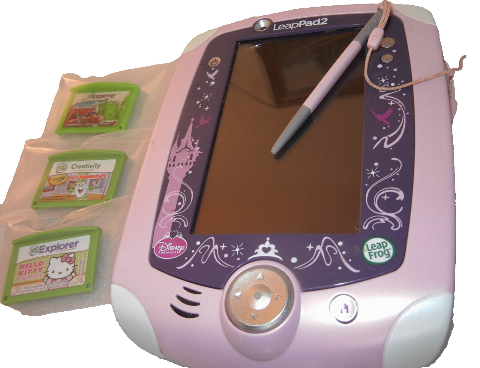Leapfrog LeapPad 2 Disney Princess Special Handheld System w/ 7 Games