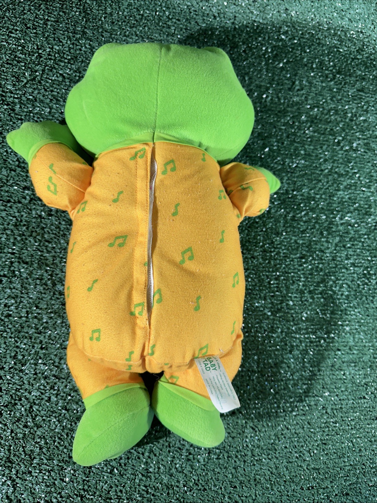 Baby Tad Leap Frog Hug & Learn Plush Talks & Sings Interactive TESTED WORKS