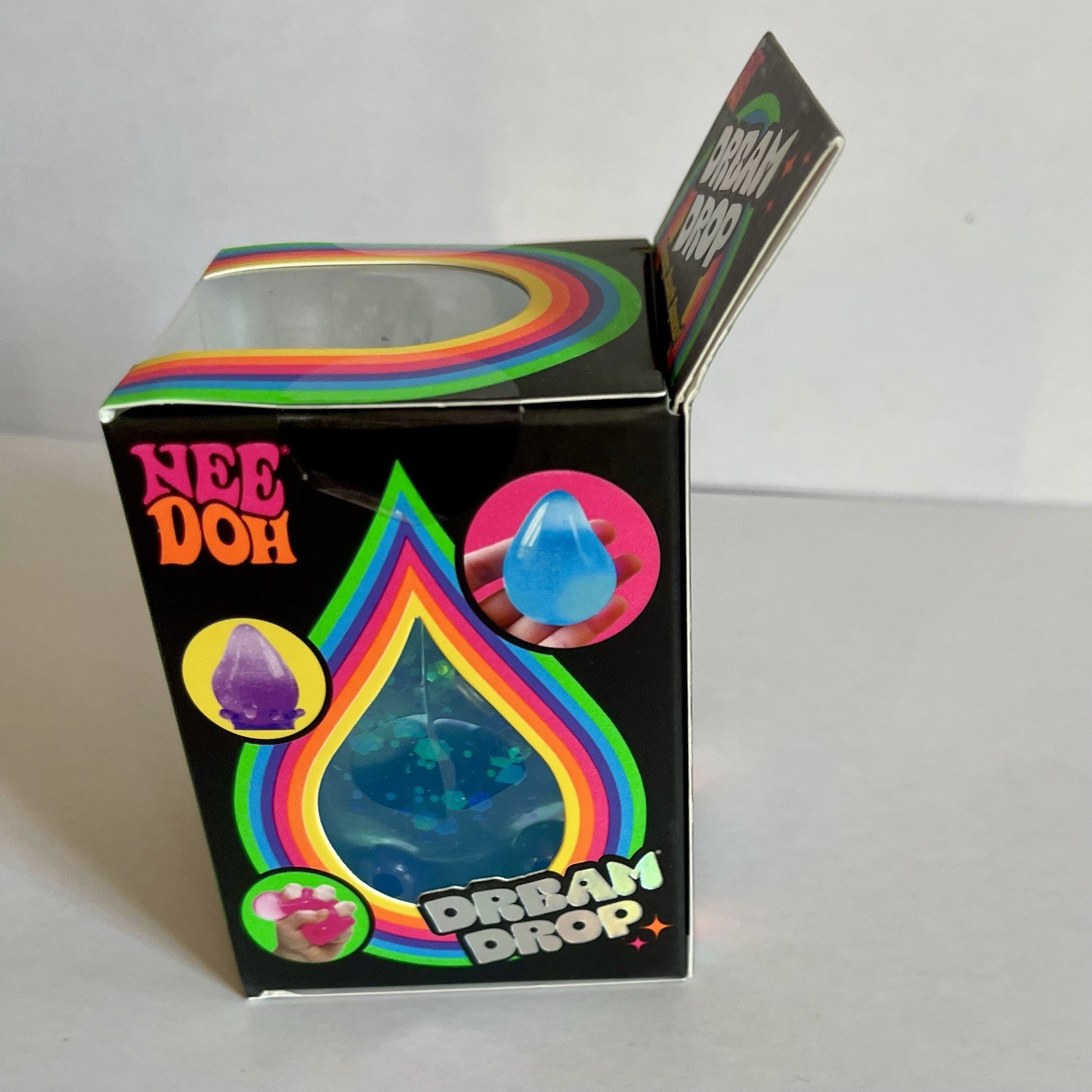 Nee Doh Dream Drop blue Tactile Sensory Squeeze Toy