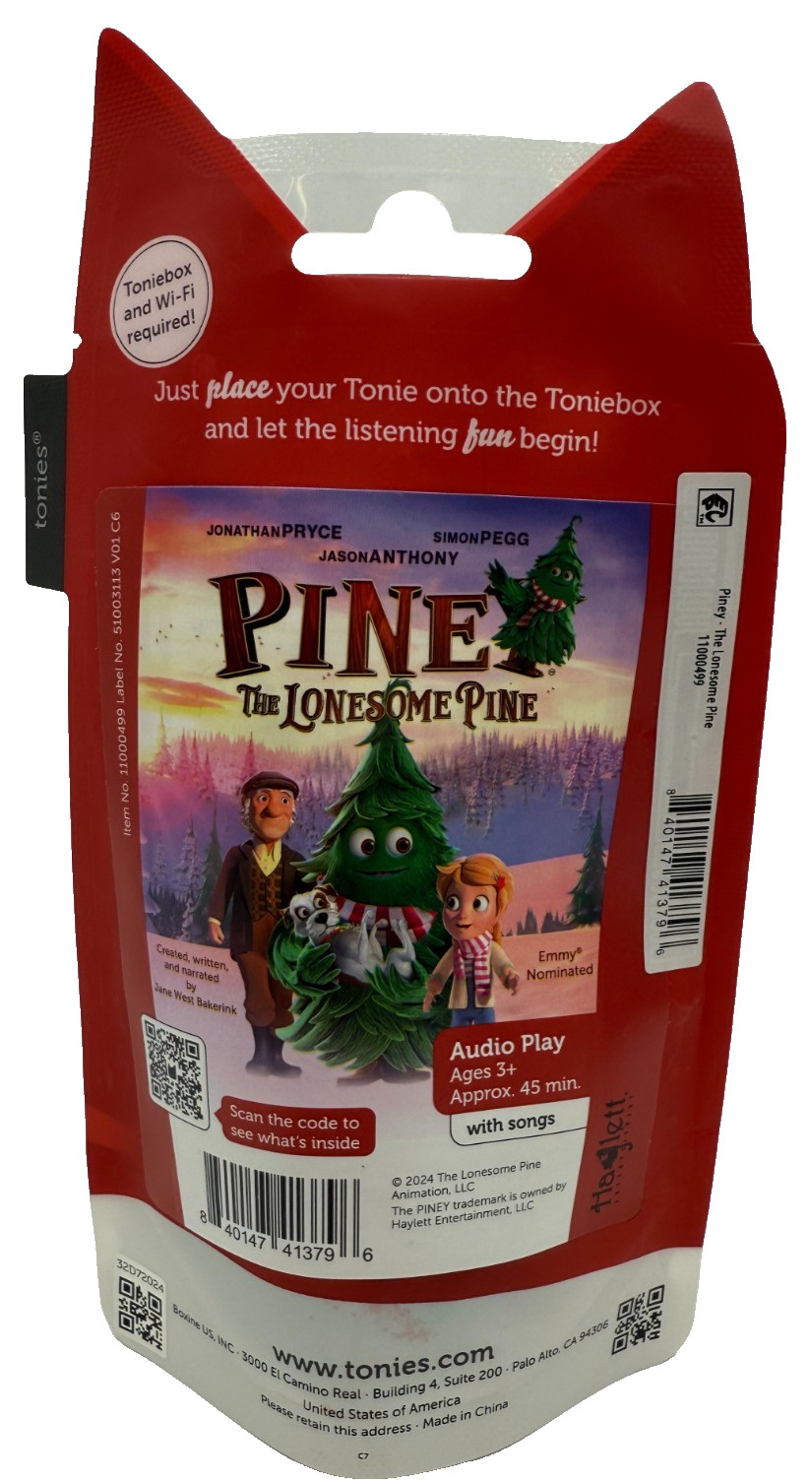 New! Piney: The Lonesome Pine Tonies Figure