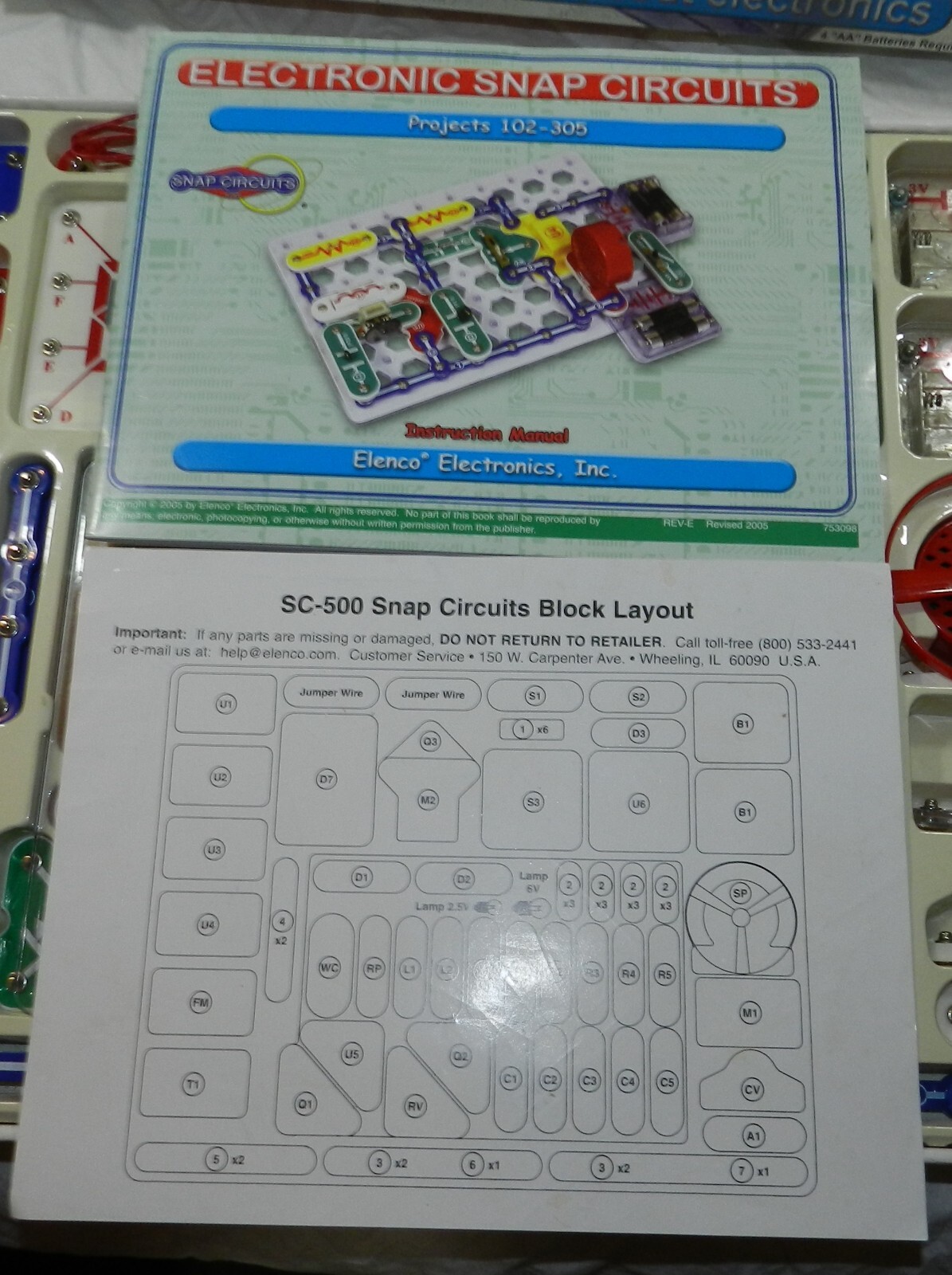 2 sets of Snap Circuits Electronic Learning sets – Pro and Junior