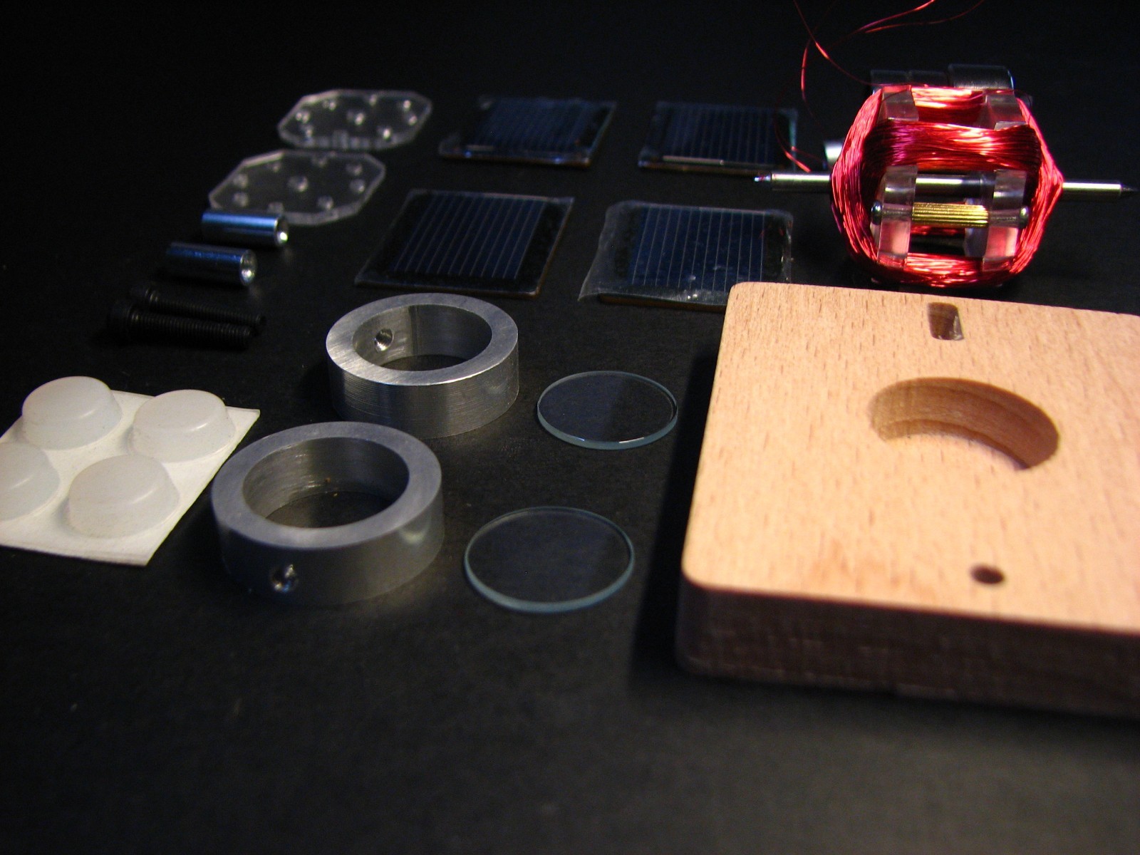 Diy Tiny Mendocino Motor Kits Solar toy Science kit physics toys Kits