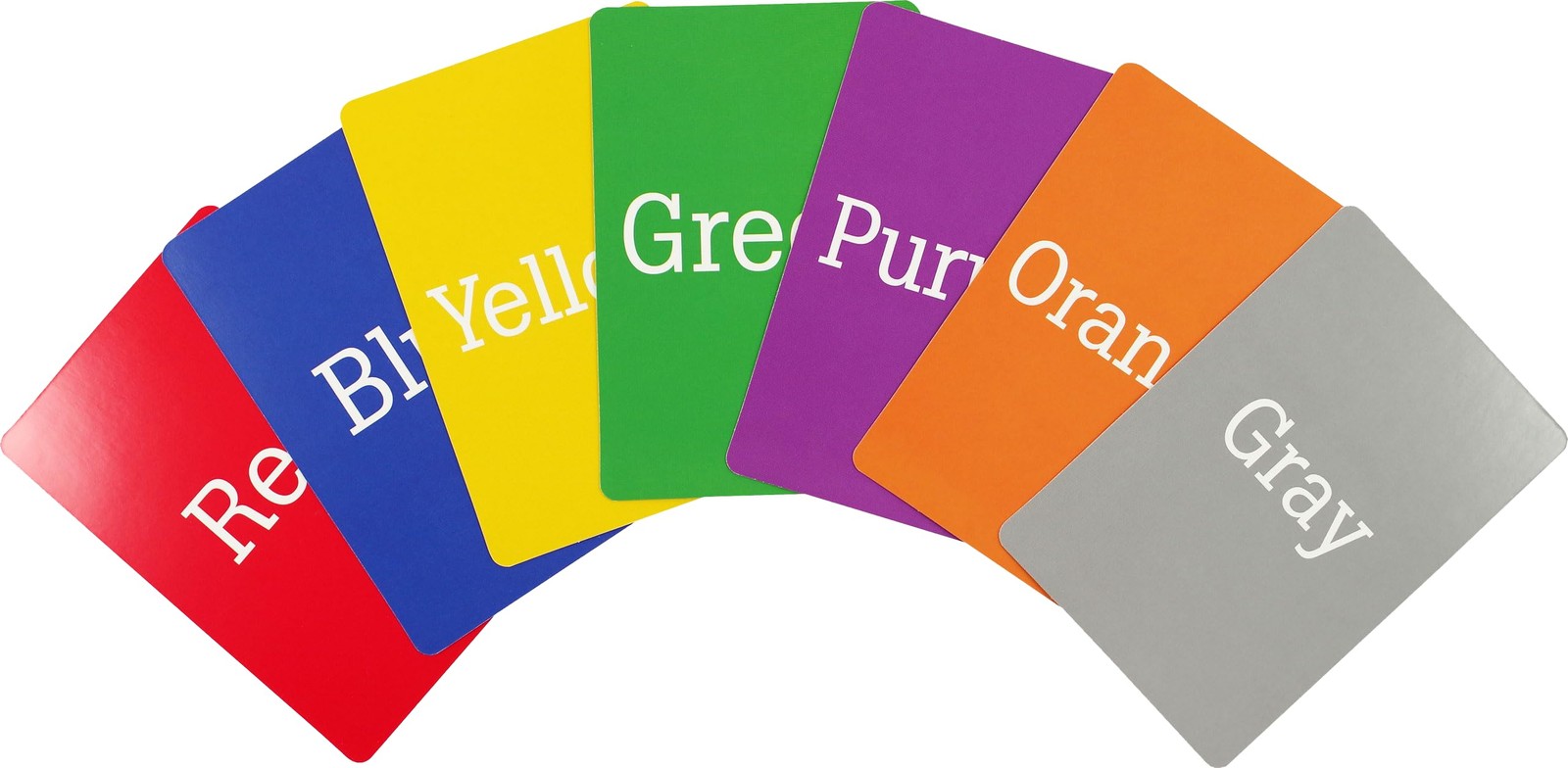 Colors and Shapes Flash Cards Medium
