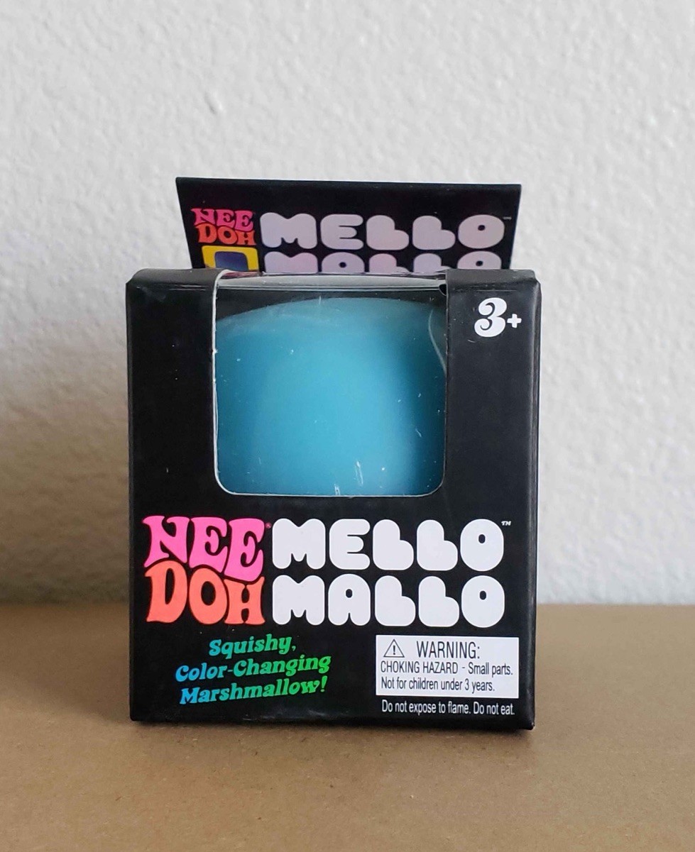 NeeDoh BLUE Mello Mallo Color Changing Squishy Squeeze Viral Toy SHIPSNOW