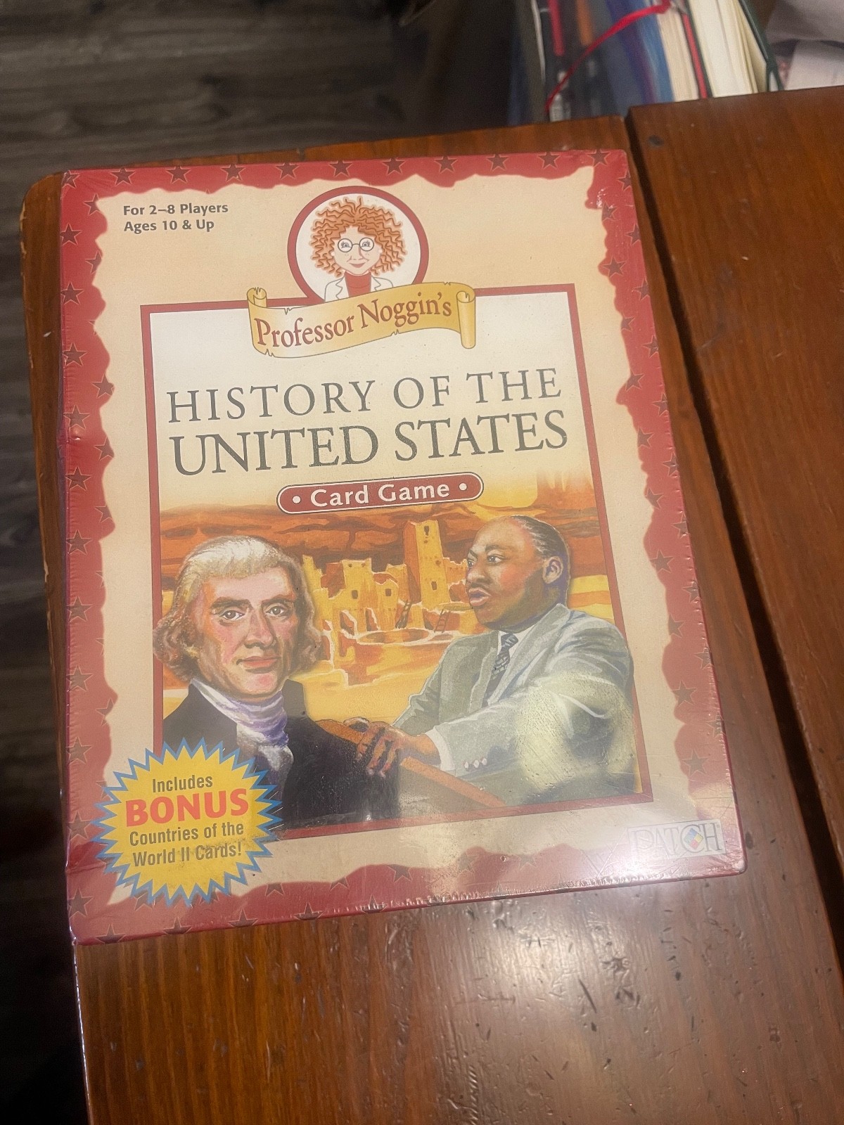 Professor Noggin’s History of the United States Card Game- New in sealed box
