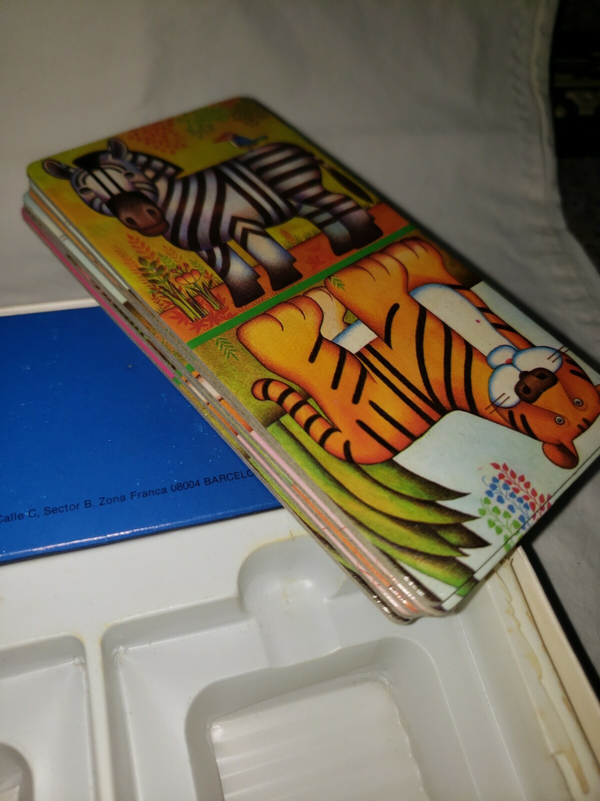 Vintage 1980s Domino Zoo Diset International Spain Extremely Rare W/Box NR 3130