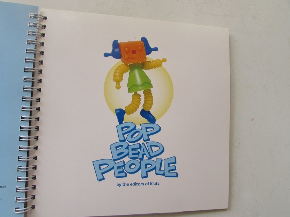 Pop Bead People by Klutz Editors (2006, Hardcover) New Old Stock NOS