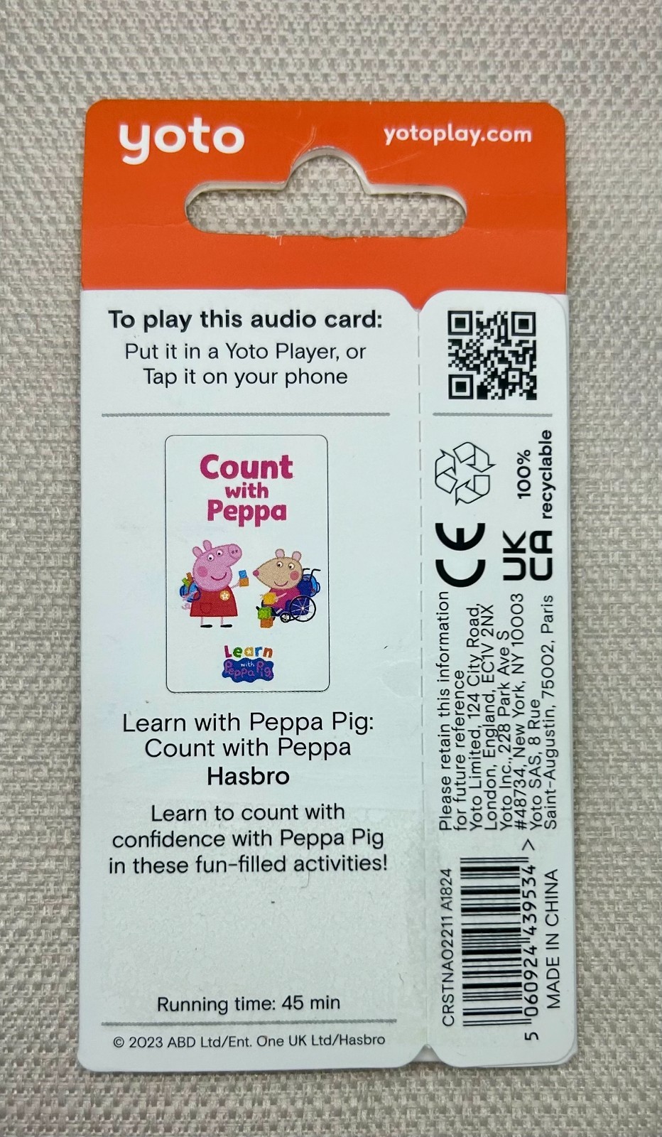 Yoto Cards 3-Pack Bundle Harry Potter Kidz Bop Peppa Pig Audio Player New Sealed