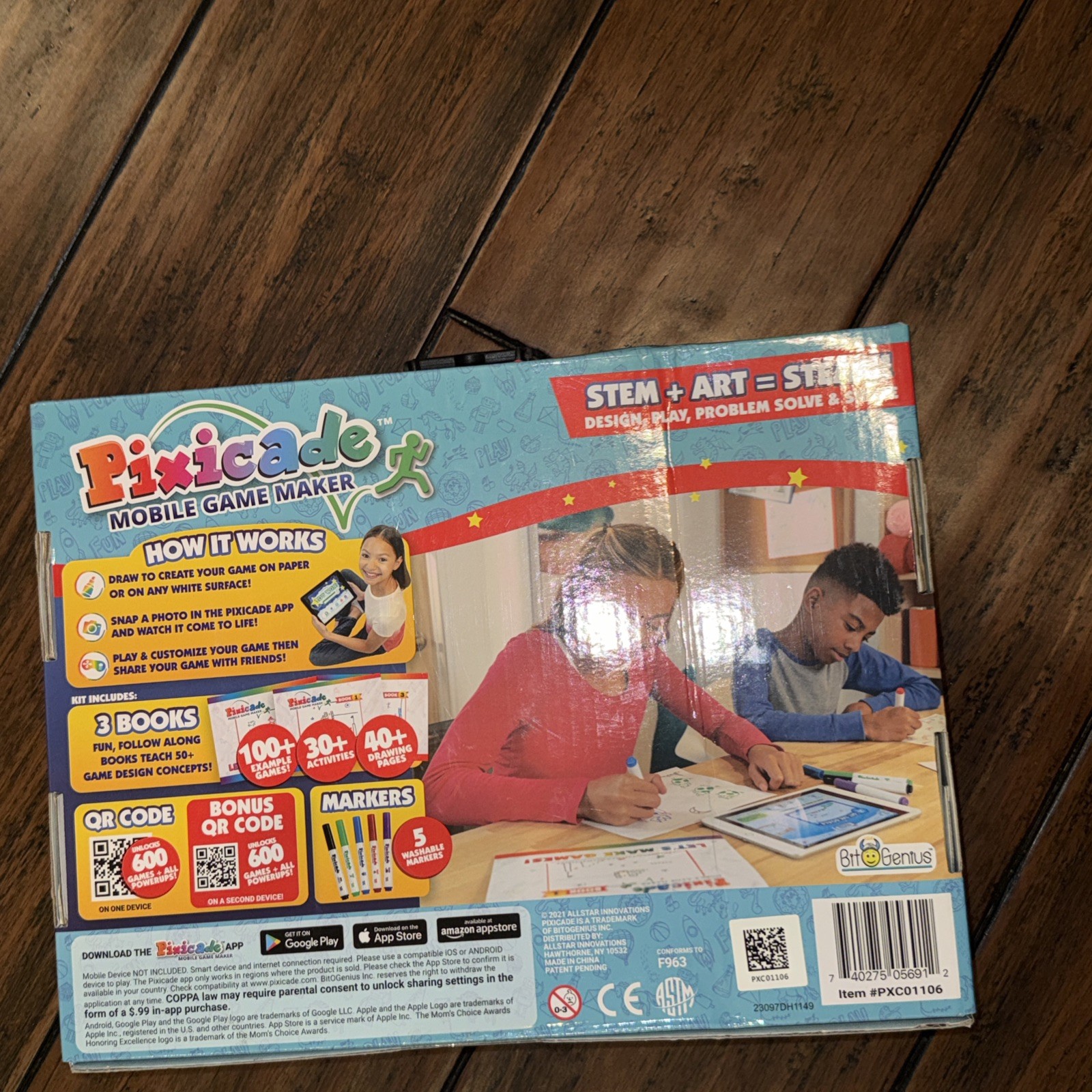 NEW Pixicade Plus Mobile Game Maker Create Play 1200 Video Games STEM