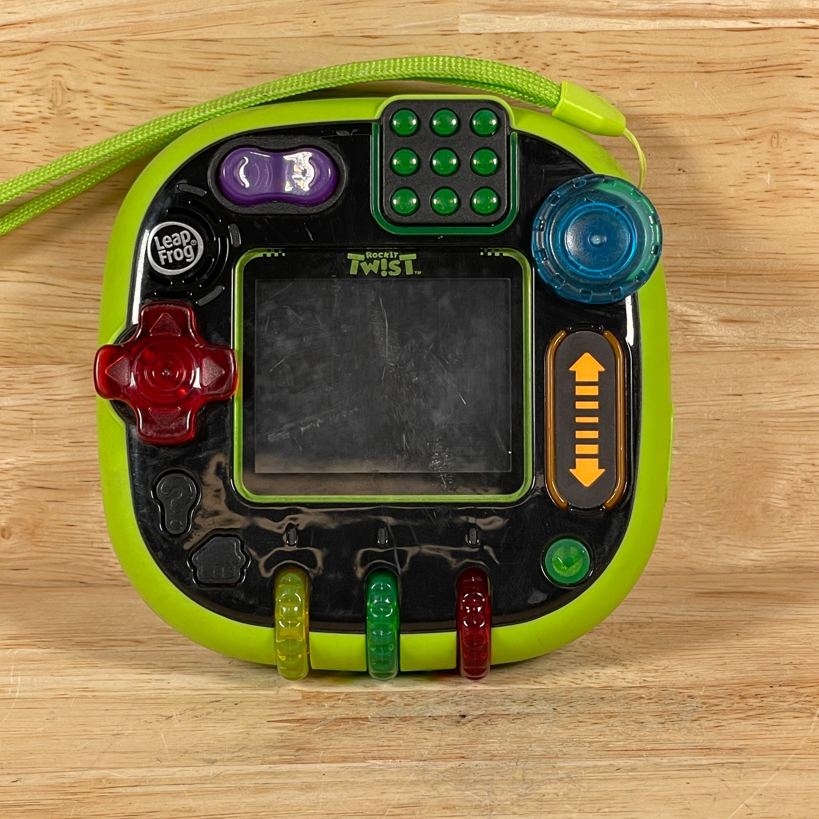 Leapfrog Rockit Twist Black/Green Button Control Handheld Learning Game System