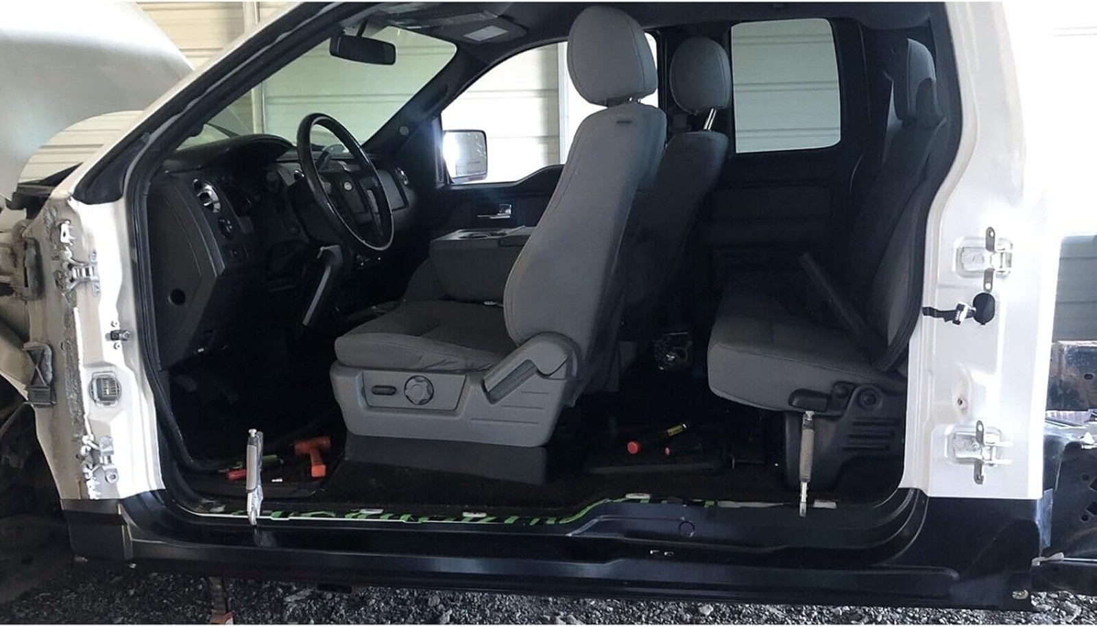 Rocker Panel fit 2009-2014 Ford F150 Super Cab Extended Cab 85.5″ Guard Plates
