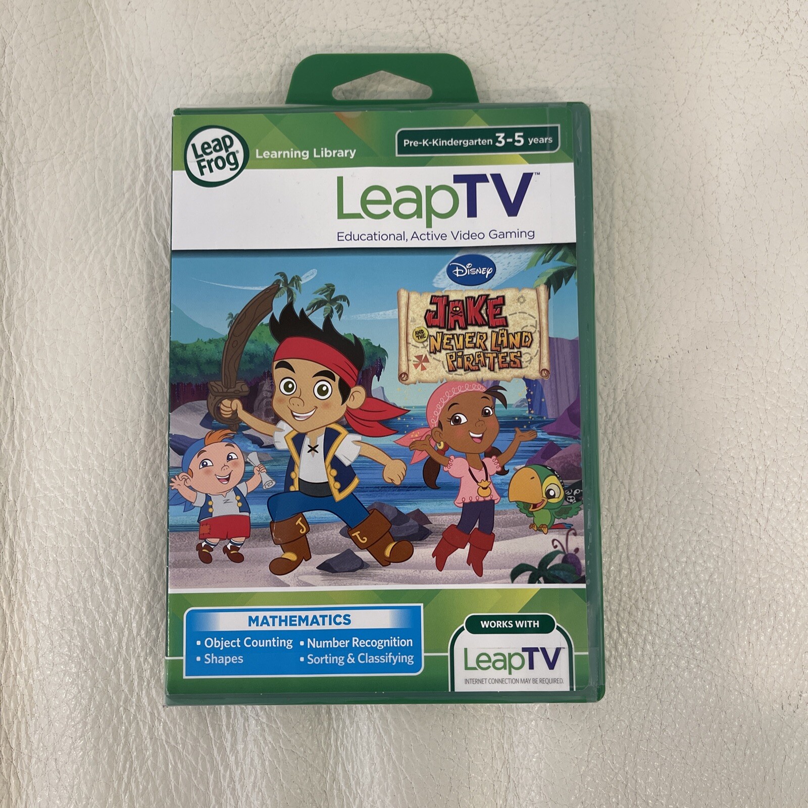 LeapTV LeapFrog Disney Jake and the Never Land Pirates -5 Active Math Games