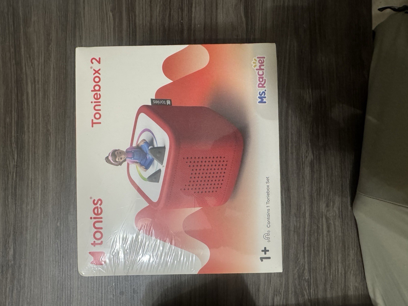 Toniebox Starter Set Red + Ms Rachel Tonie Character Included Kids Audio Player