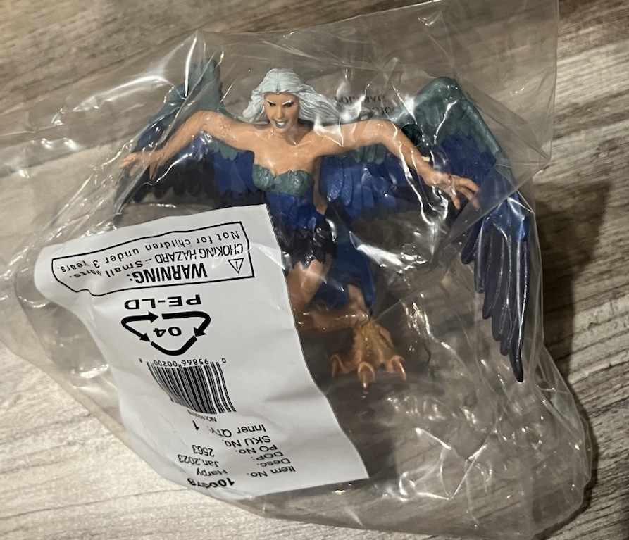 NEW Sealed Safari Ltd. Harpy Figurine 5.5″ Wingspan Model Figure