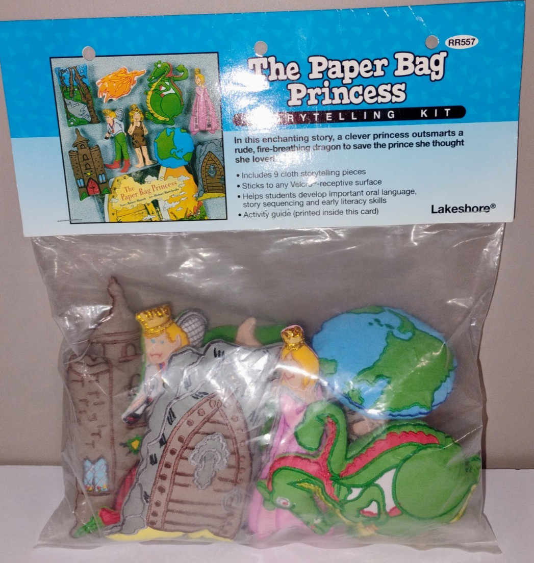 Lakeshore Storytelling Kit The Paper Bag Princess 1999 Vintage Preschool