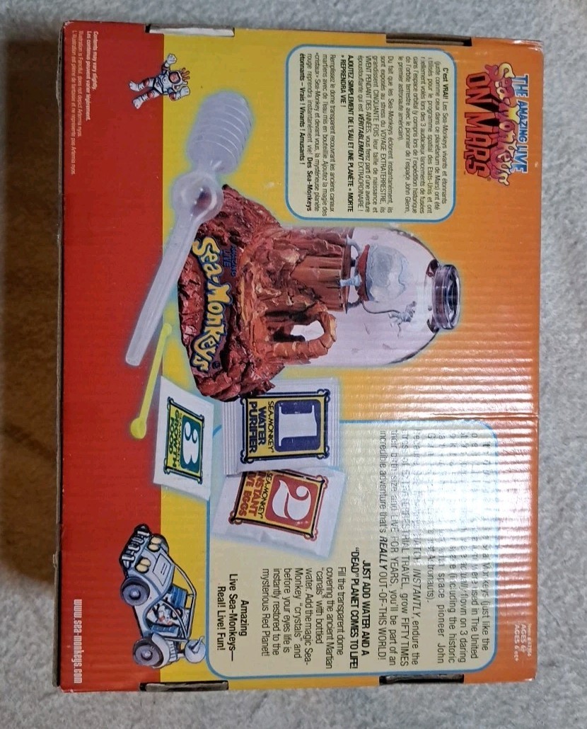 Big Time Toys The Amazing Live Sea Monkeys On Mars #67556 NEW 2011