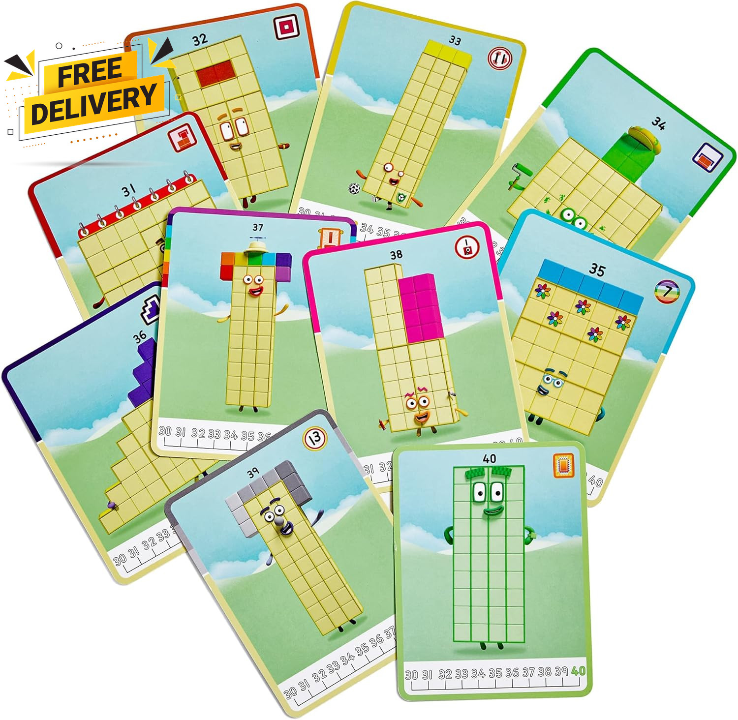 31 40 Mathlink Cubes Activity Set Learn Numbers Early Math Skills